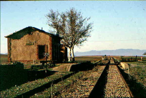 Hijate Station, the highest point on the line (975 m)