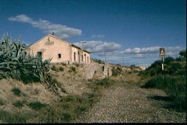 Almajalejo Station before demolition